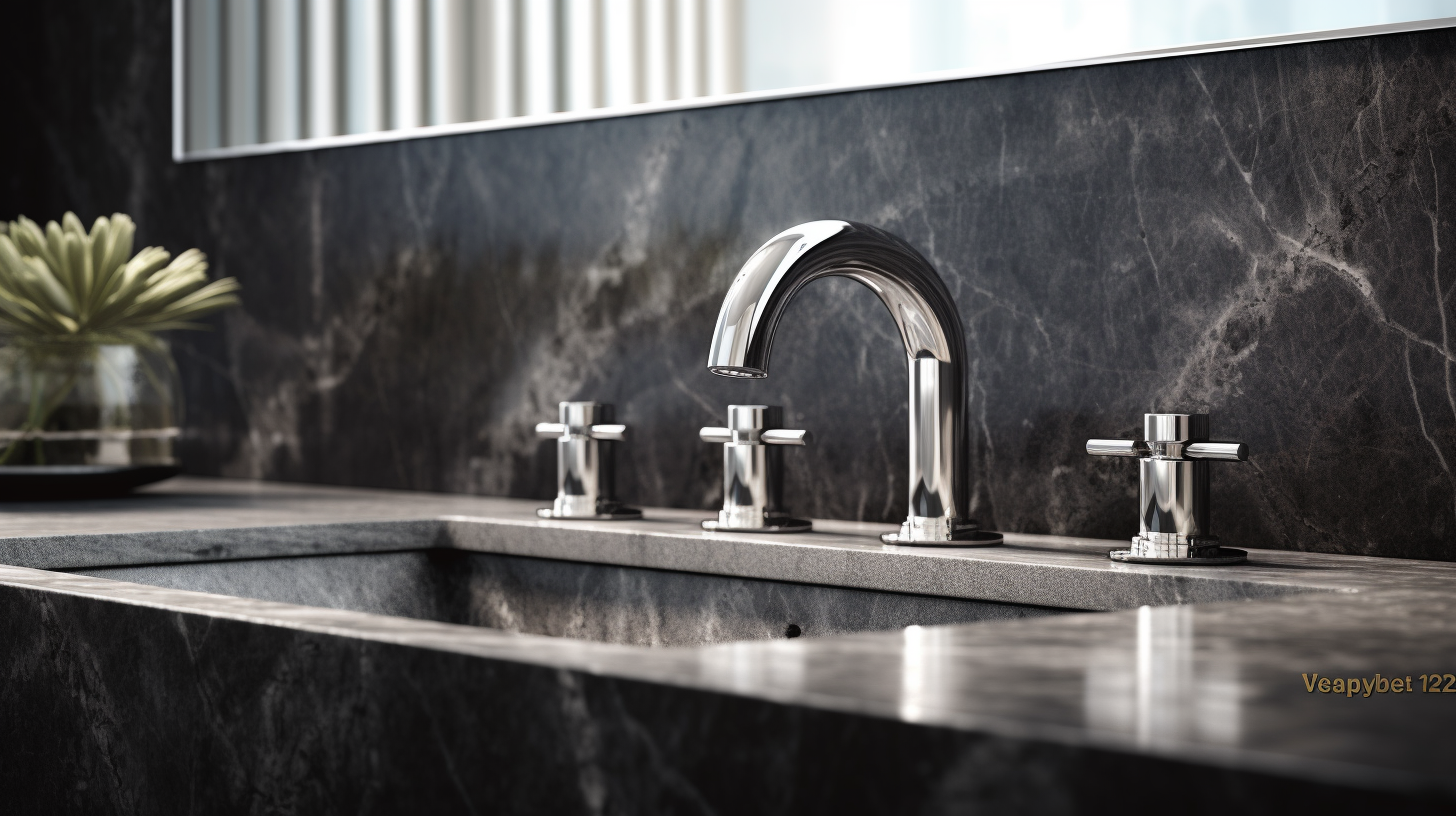 consider faucet material and finish