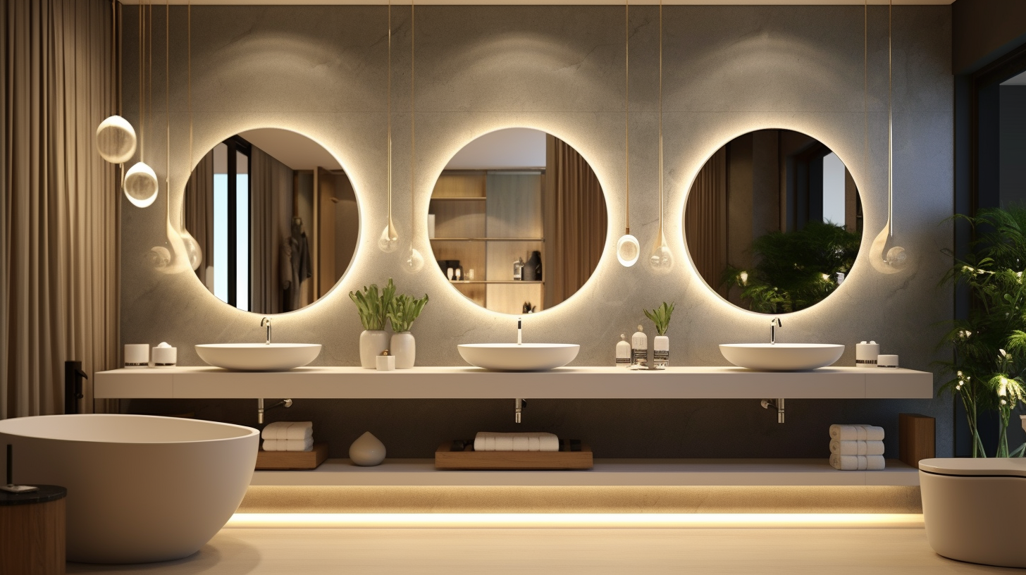 types of bathroom mirrors